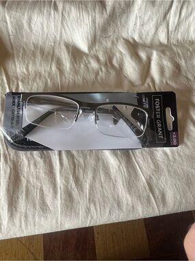 Foster Grant LO1223 Lamar Gun +3.00 Reading Glasses